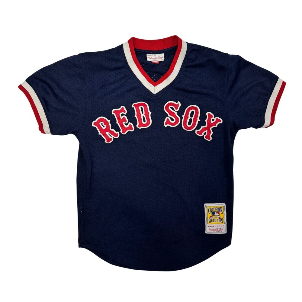 Mitchell & Ness Boston Red Sox Ted Williams #9 Jersey Navy Blue Mens Small 36